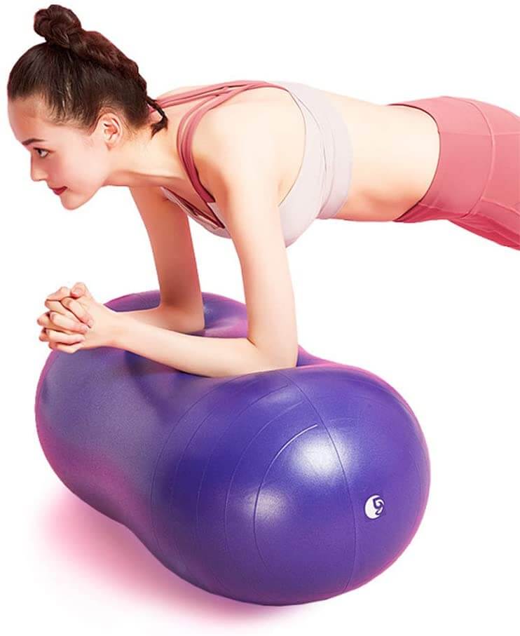 ลูกบอลโยคะ ทรงถั่ว ABLOOM 0160027018010_ฟ้า